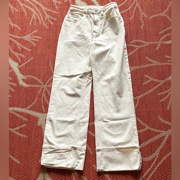 Abercrombie & Fitch Ultra High Rise 90s Curve Love Relaxed Jeans Size 25 - Picture 5 of 11